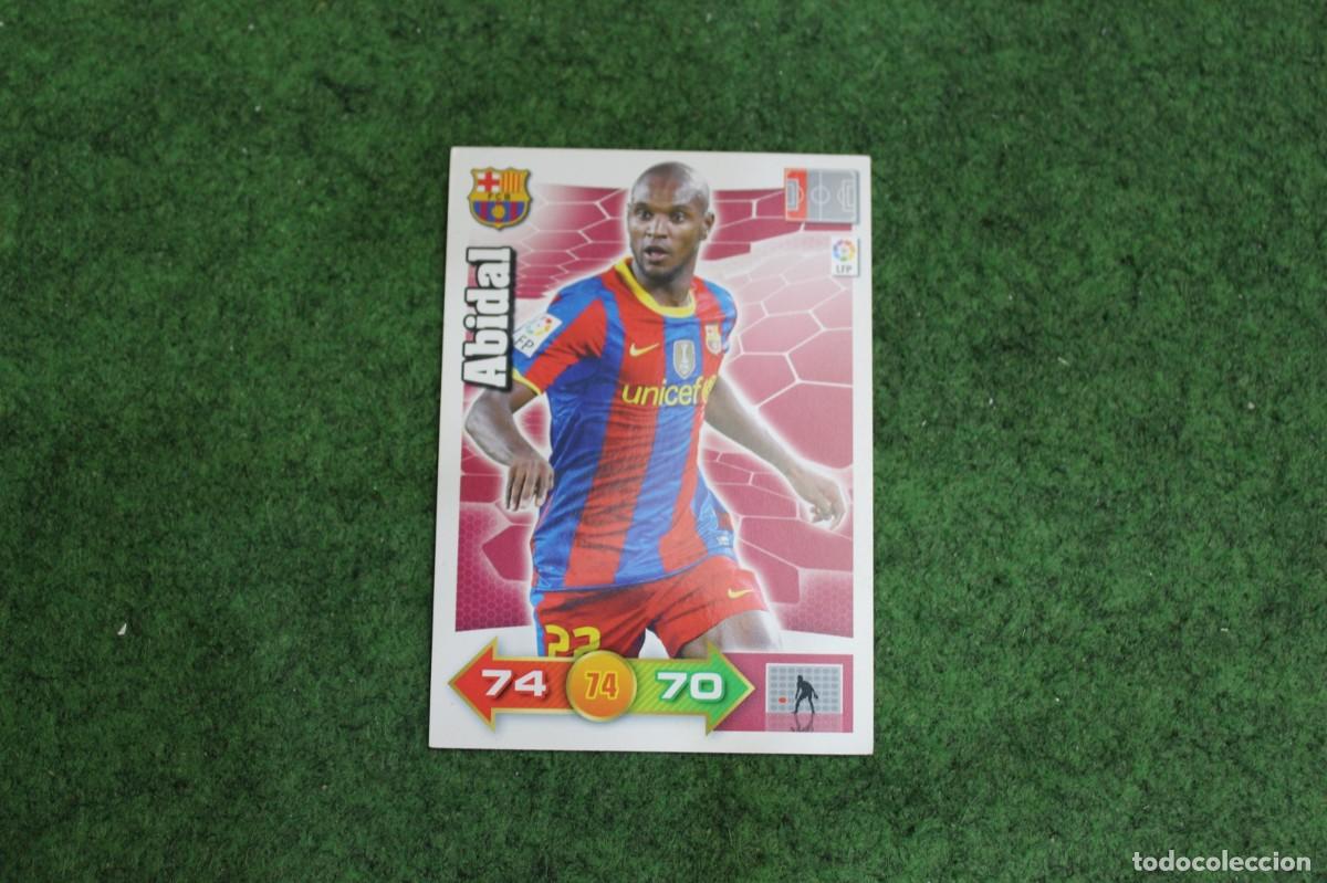 Cromos de Futebol: ABIDAL FC BARCELONA ADRENALYN XL 2010 2011 10 11 LALIGA SANTANDER