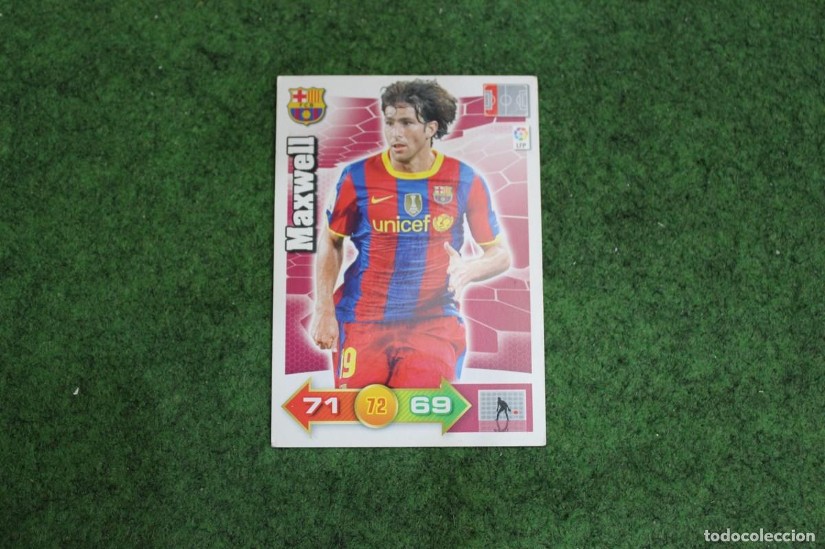 Cromos de Futebol: MAXWELL FC BARCELONA ADRENALYN XL 2010 2011 10 11 LALIGA SANTANDER