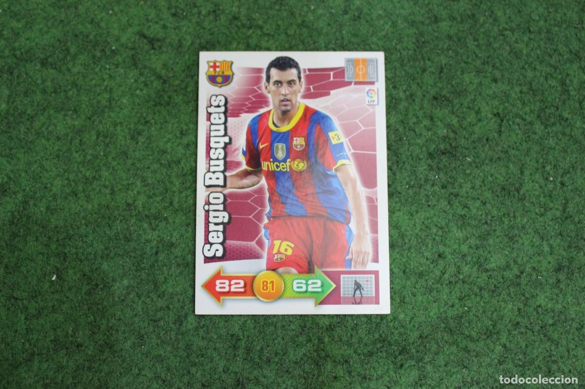 Cromos de Futebol: SERGIO BUSQUETS FC BARCELONA ADRENALYN XL 2010 2011 10 11 LALIGA SANTANDER