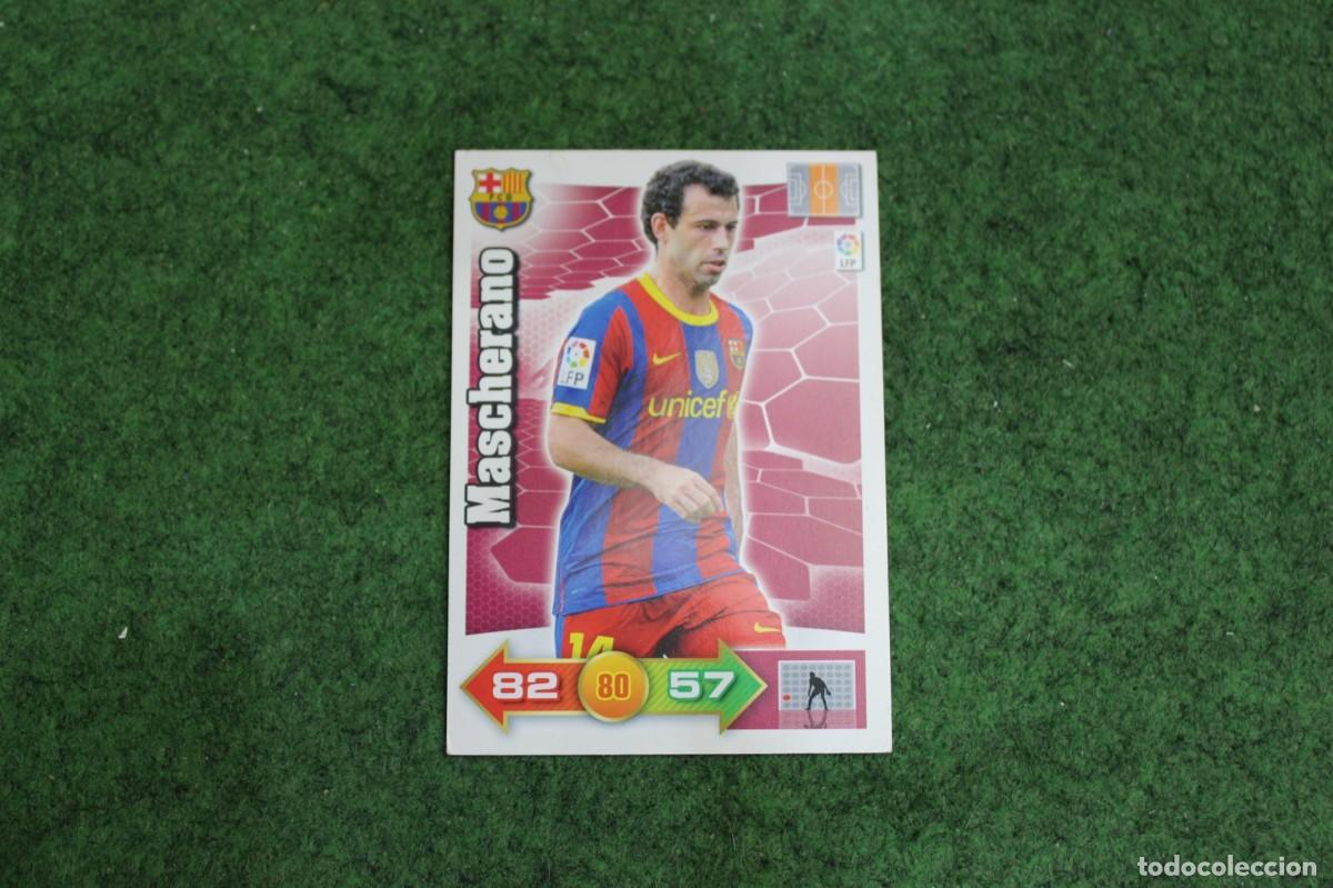 Cromos de Futebol: MASCHERANO FC BARCELONA ADRENALYN XL 2010 2011 10 11 LALIGA SANTANDER