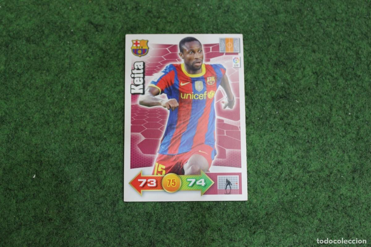 Cromos de Futebol: KEITA FC BARCELONA ADRENALYN XL 2010 2011 10 11 LALIGA SANTANDER