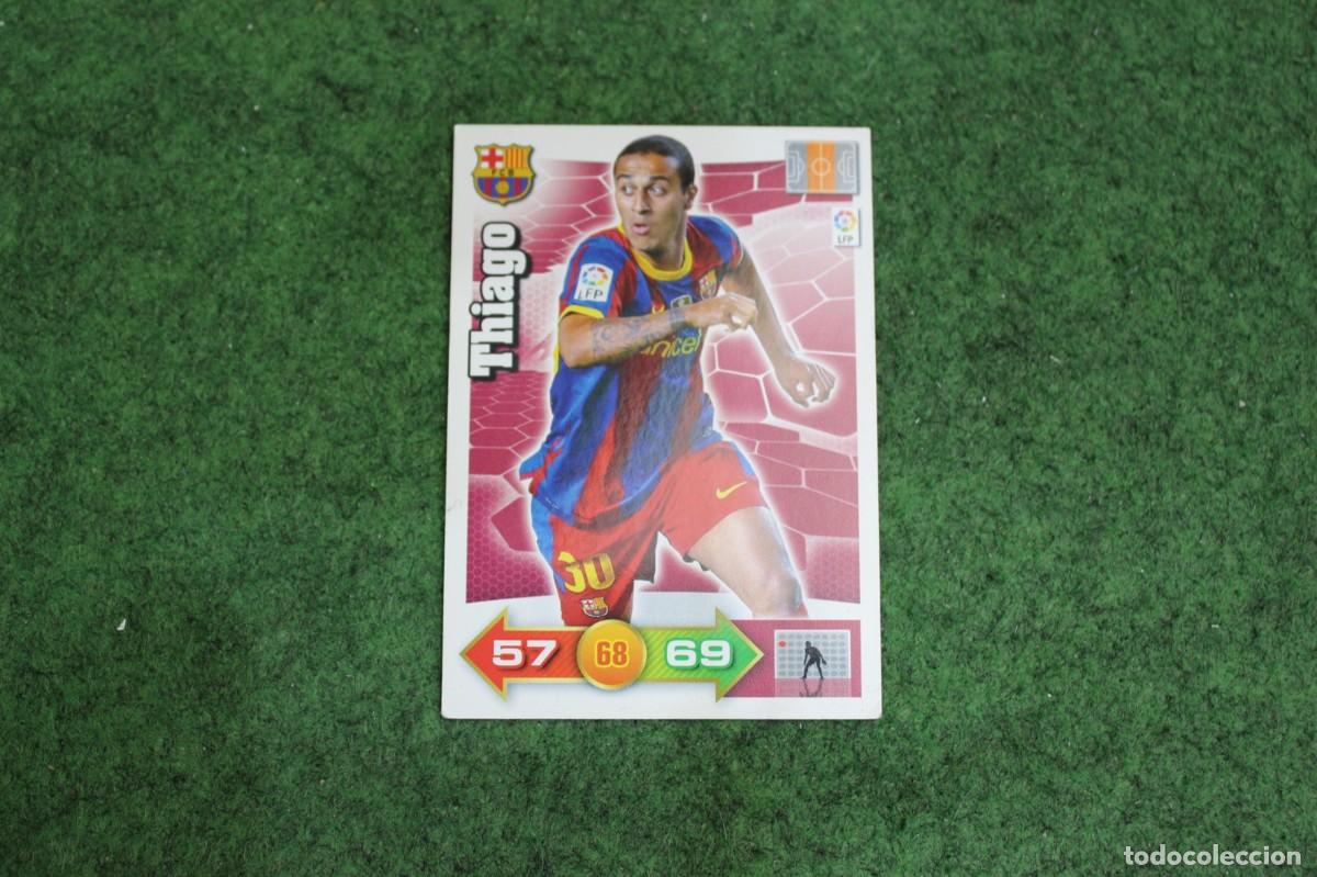 Cromos de Futebol: THIAGO FC BARCELONA ADRENALYN XL 2010 2011 10 11 LALIGA SANTANDER