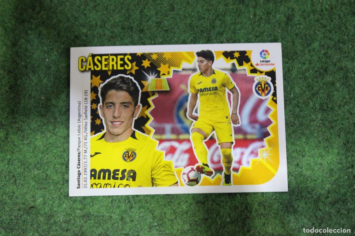 Cromos de Futebol: 8 BIS C&Aacute;SERES COLOCA VILLARREAL CF LIGA ESTE 2018-19 2018 2019 18 19 LALIGA SANTANDER