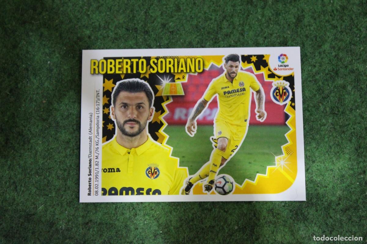 Figurine di Calcio: 10B ROBERTO SORIANO VILLARREAL CF LIGA ESTE 2018-19 2018 2019 18 19 LALIGA SANTANDER