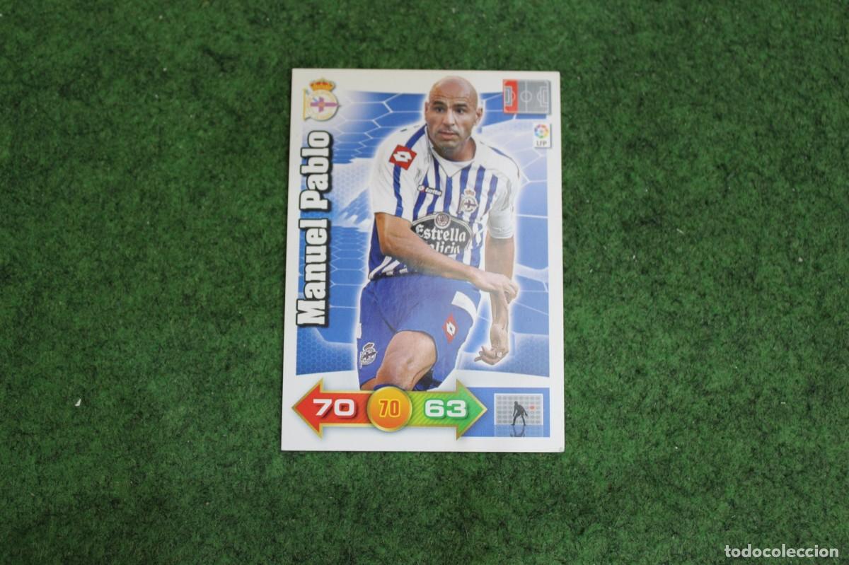 Figurine di Calcio: MANUEL PABLO RC DEPORTIVO ADRENALYN XL 2010 2011 10 11 LALIGA SANTANDER