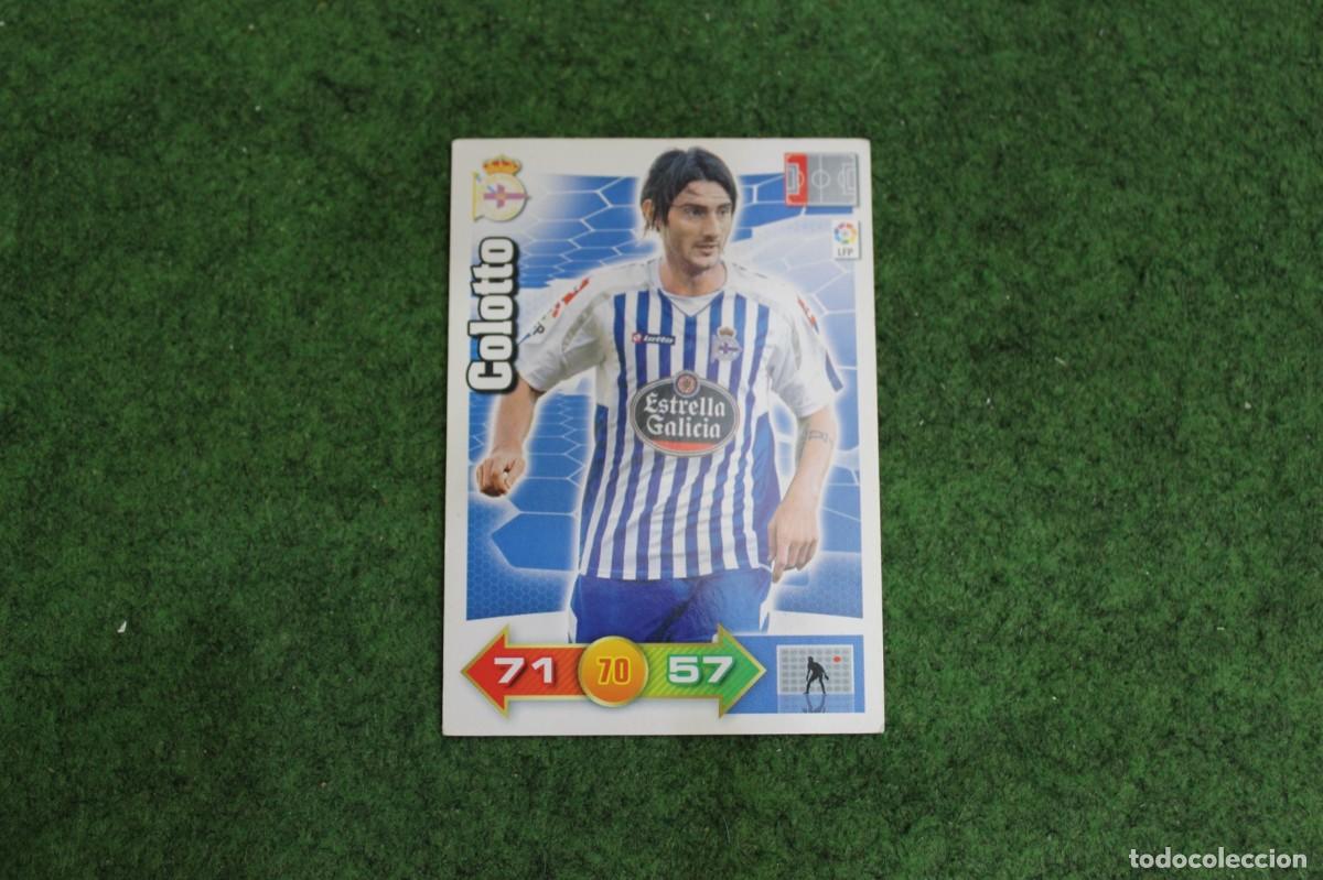 Figurine di Calcio: COLOTTO RC DEPORTIVO ADRENALYN XL 2010 2011 10 11 LALIGA SANTANDER