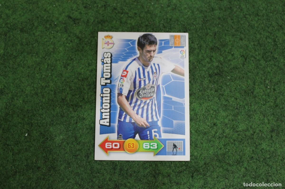 Figurine di Calcio: ANTONIO TOM&Aacute;S RC DEPORTIVO ADRENALYN XL 2010 2011 10 11 LALIGA SANTANDER