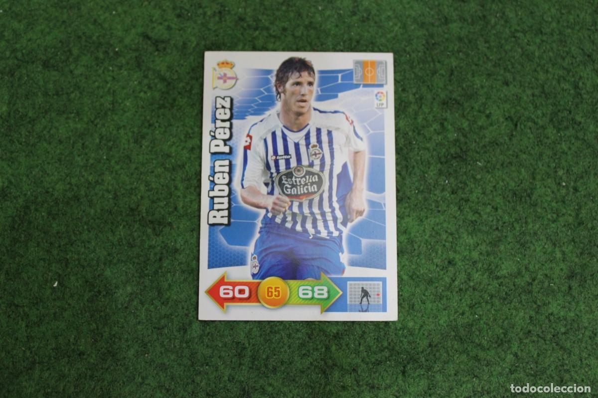 Figurine di Calcio: RUB&Eacute;N P&Eacute;REZ RC DEPORTIVO ADRENALYN XL 2010 2011 10 11 LALIGA SANTANDER