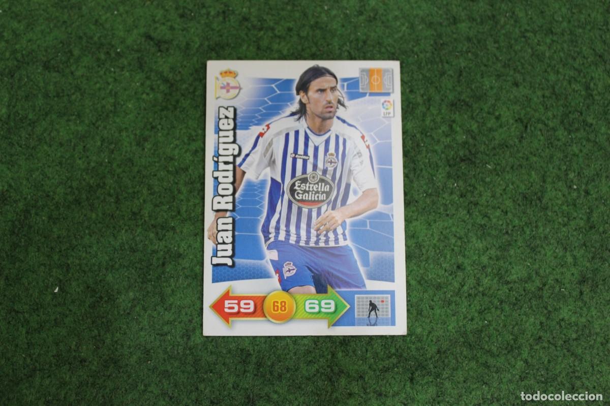 Figurine di Calcio: JUAN RODR&Iacute;GUEZ RC DEPORTIVO ADRENALYN XL 2010 2011 10 11 LALIGA SANTANDER