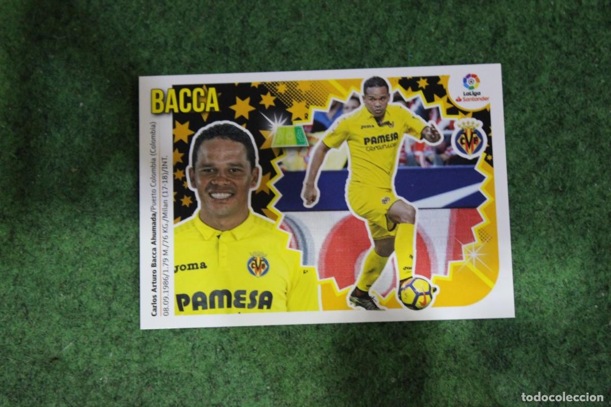 Figurine di Calcio: 14 BIS BACCA COLOCA VILLARREAL CF LIGA ESTE 2018-19 2018 2019 18 19 LALIGA SANTANDER