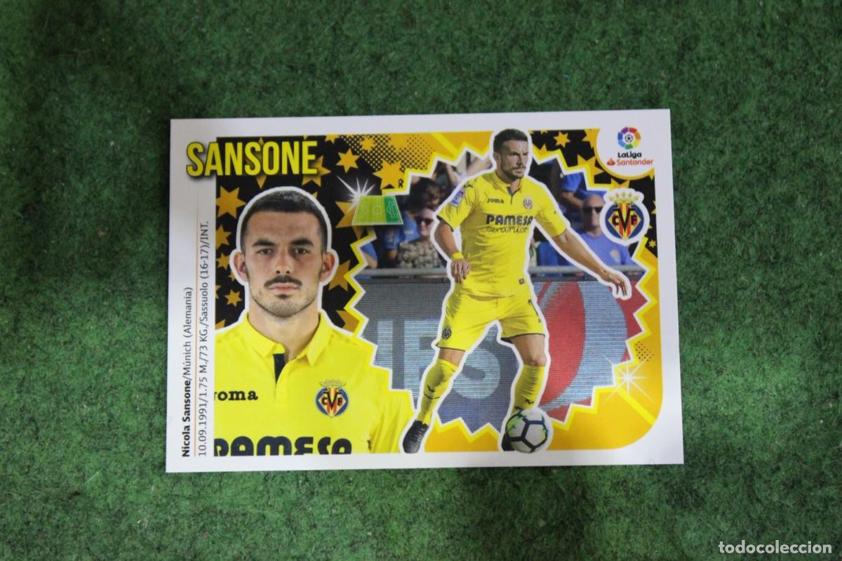 Figurine di Calcio: 15B SANSONE VILLARREAL CF LIGA ESTE 2018-19 2018 2019 18 19 LALIGA SANTANDER