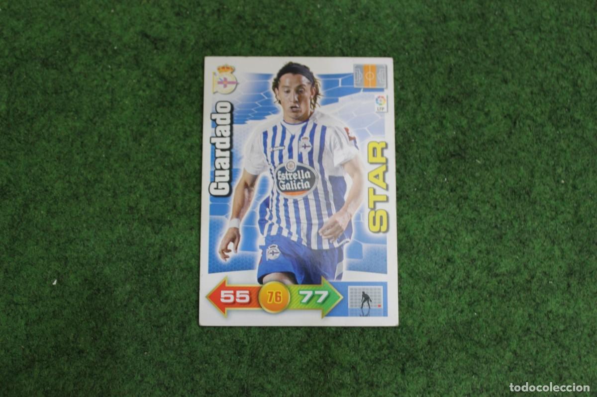 Figurine di Calcio: GUARDADO RC DEPORTIVO STAR ADRENALYN XL 2010 2011 10 11 LALIGA SANTANDER