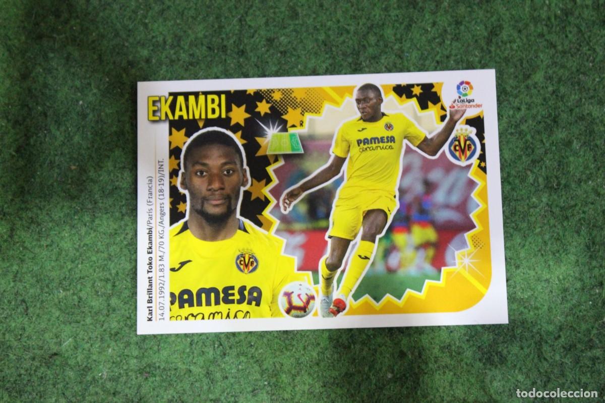 Figurine di Calcio: 16 EKAMBI VILLARREAL CF LIGA ESTE 2018-19 2018 2019 18 19 LALIGA SANTANDER