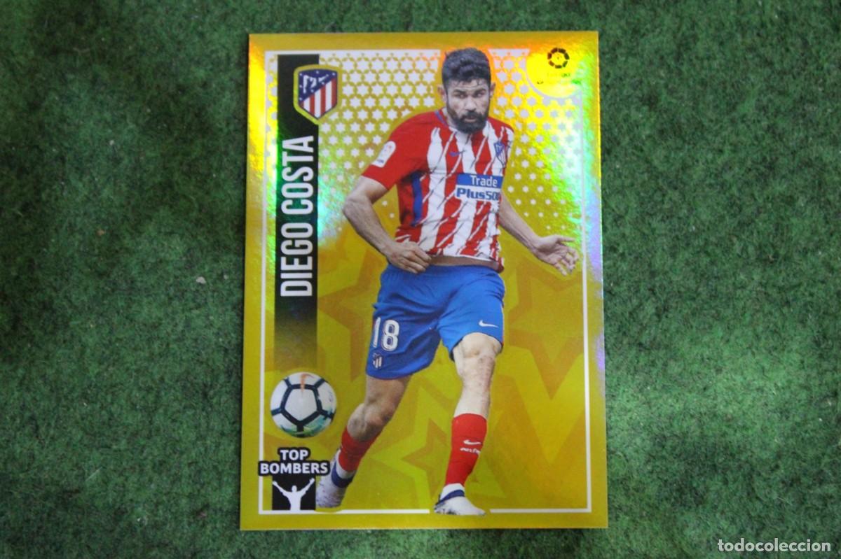 Cromos de f&uacute;tbol: 8 DIEGO COSTA ATL&Eacute;TICO DE MADRID TOP BOMBERS LIGA ESTE 2018-19 2018 2019 18 19 LALIGA SANTANDER