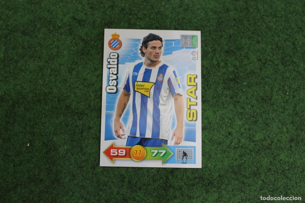 Cromos de f&uacute;tbol: OSVALDO RCD ESPANYOL STAR ADRENALYN XL 2010 2011 10 11 LALIGA SANTANDER