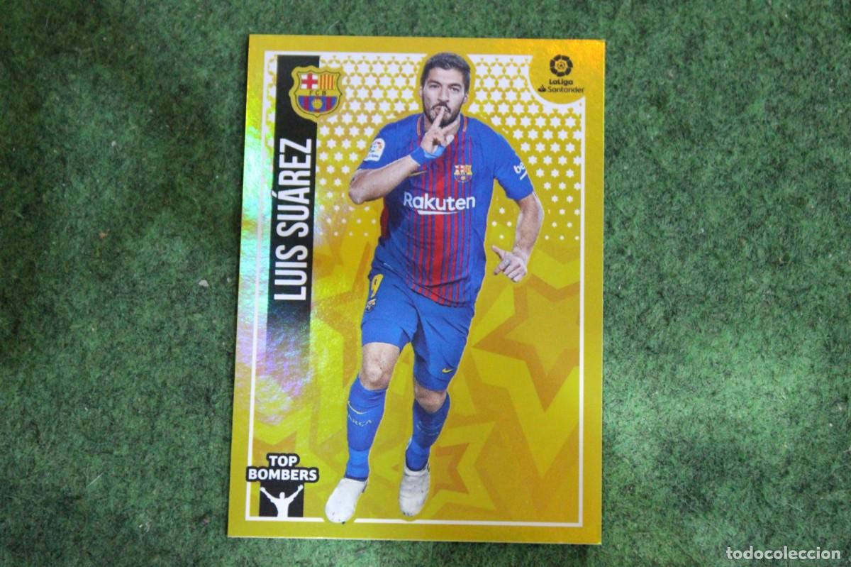 Cromos de f&uacute;tbol: 13 LUIS SU&Aacute;REZ FC BARCELONA TOP BOMBERS LIGA ESTE 2018-19 2018 2019 18 19 LALIGA SANTANDER