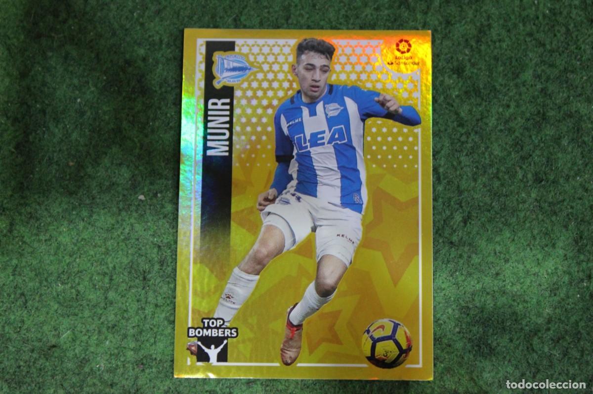 Cromos de f&uacute;tbol: 16 MUNIR ALAV&Eacute;S TOP BOMBERS LIGA ESTE 2018-19 2018 2019 18 19 LALIGA SANTANDER