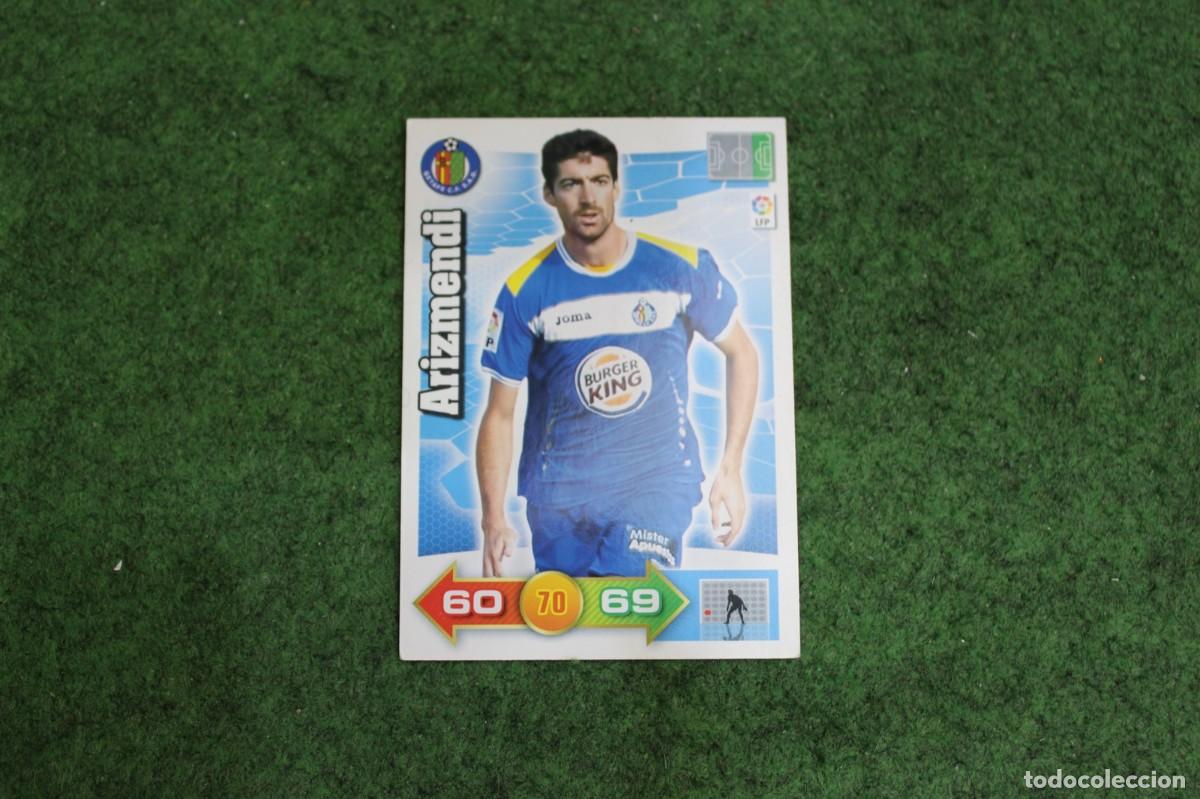 Cromos de f&uacute;tbol: ARIZMENDI GETAFE CF ADRENALYN XL 2010 2011 10 11 LALIGA SANTANDER