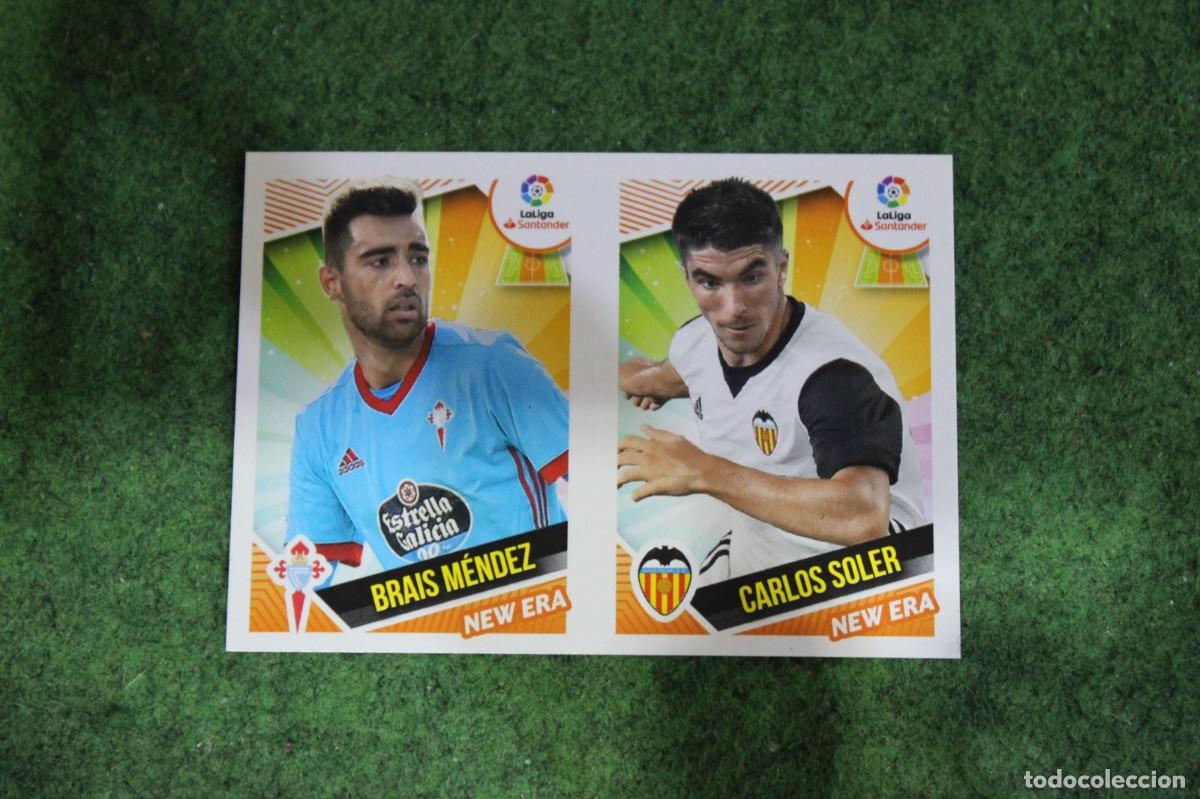 Football Stickers: 2 BRAIS M&Eacute;NDEZ CARLOS SOLER NEW ERA LIGA ESTE 2018-19 2018 2019 18 19 LALIGA SANTANDER
