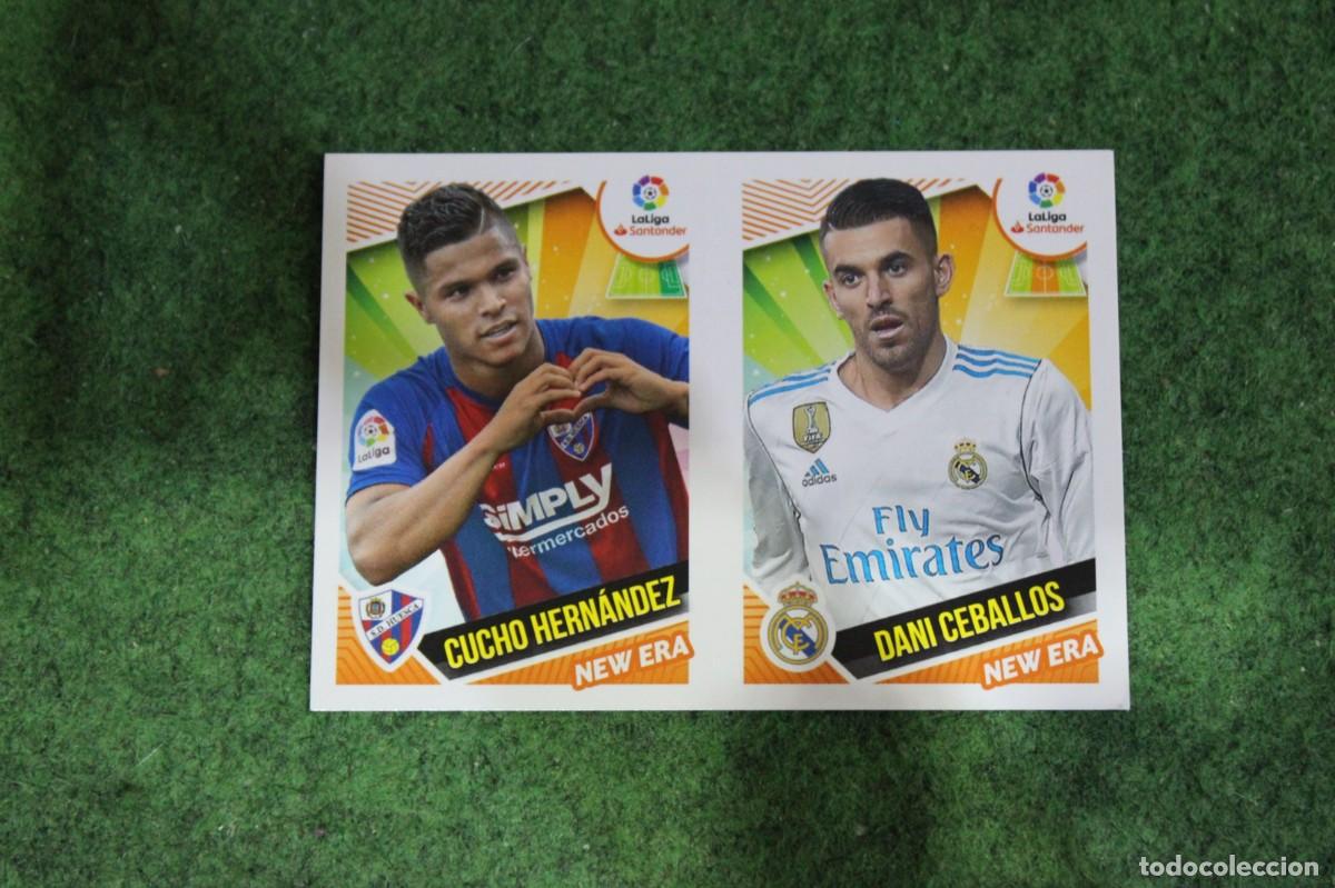Football Stickers: 4 CUCHO HERN&Aacute;NDEZ DANI CEBALLOS NEW ERA LIGA ESTE 2018-19 2018 2019 18 19 LALIGA SANTANDER