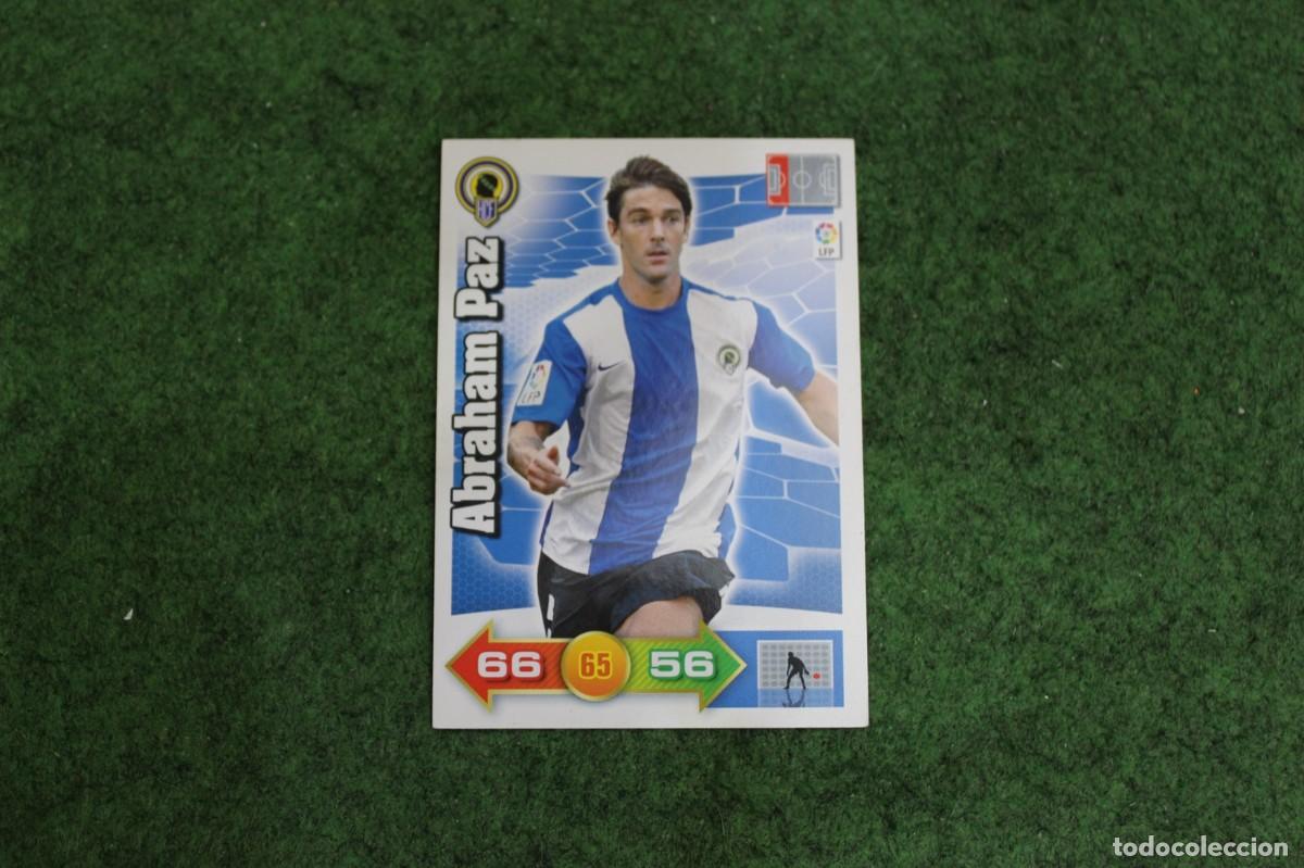Football Stickers: ABRAHAM PAZ H&Eacute;RCULES CF ADRENALYN XL 2010 2011 10 11 LALIGA SANTANDER