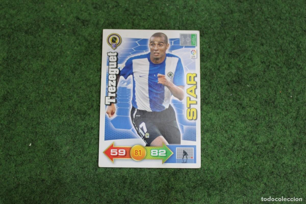 Football Stickers: TREZEGUET H&Eacute;RCULES CF STAR ADRENALYN XL 2010 2011 10 11 LALIGA SANTANDER