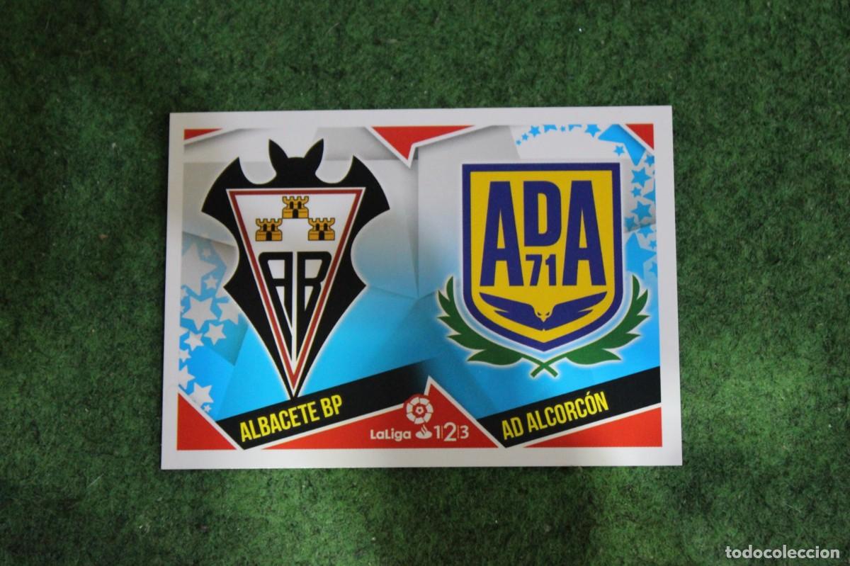 Football Stickers: 1 ESCUDOS ALBACETE ALCORC&Oacute;N LALIGA 1|2|3 LIGA ESTE 2018-19 2018 2019 18 19 LALIGA SANTANDER