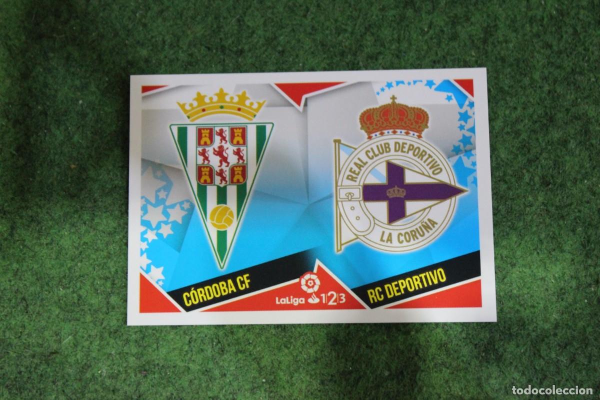 Football Stickers: 3 ESCUDOS C&Oacute;RDOBA DEPORTIVO LALIGA 1|2|3 LIGA ESTE 2018-19 2018 2019 18 19 LALIGA SANTANDER
