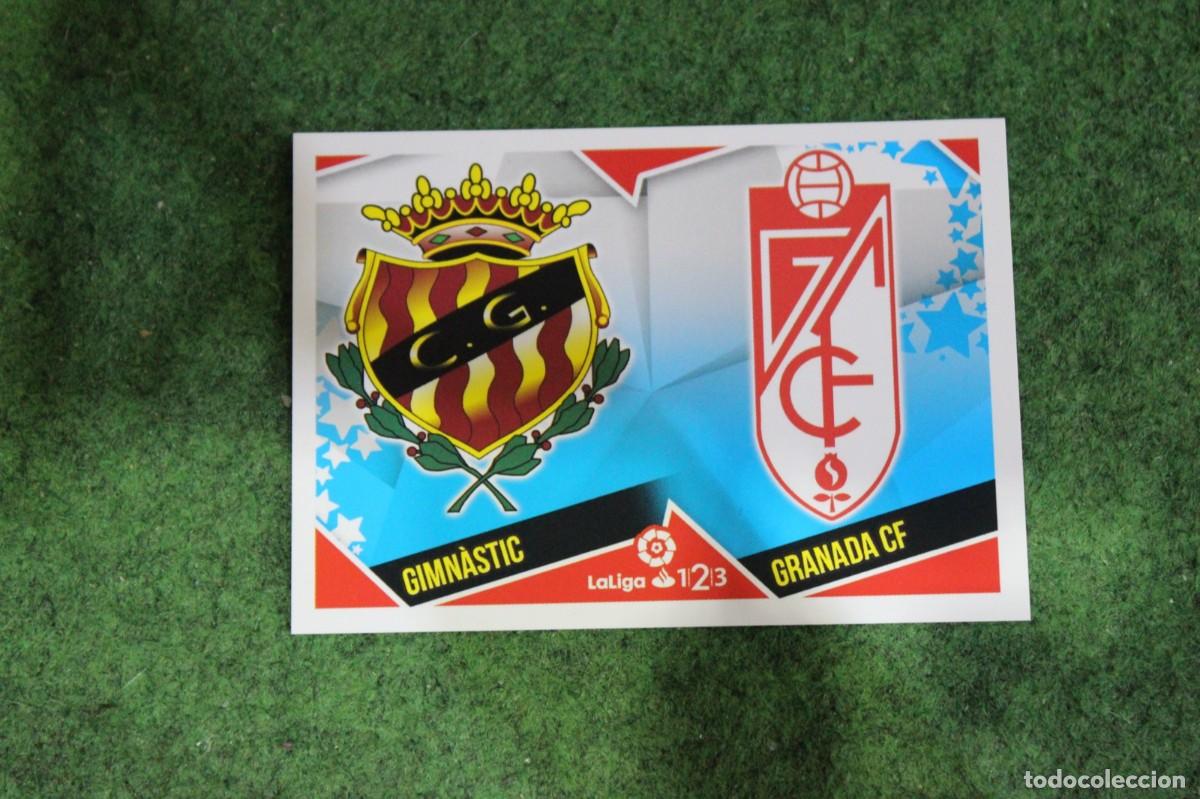 Football Stickers: 5 ESCUDOS GIMN&Agrave;STIC GRANADA LALIGA 1|2|3 LIGA ESTE 2018-19 2018 2019 18 19 LALIGA SANTANDER