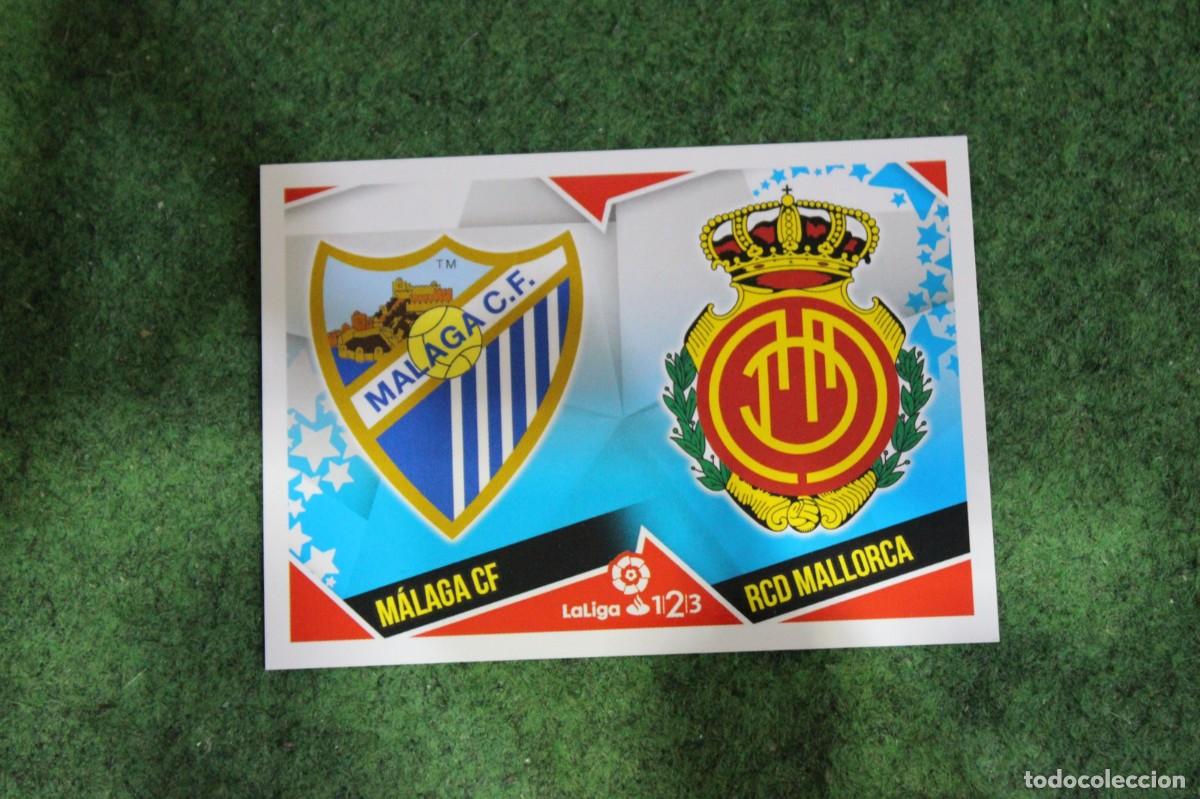 Cromos de f&uacute;tbol: 7 ESCUDOS M&Aacute;LAGA MALLORCA LALIGA 1|2|3 LIGA ESTE 2018-19 2018 2019 18 19 LALIGA SANTANDER