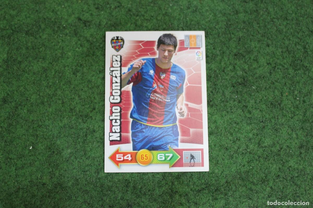 Cromos de f&uacute;tbol: NACHO GONZ&Aacute;LEZ LEVANTE UD ADRENALYN XL 2010 2011 10 11 LALIGA SANTANDER