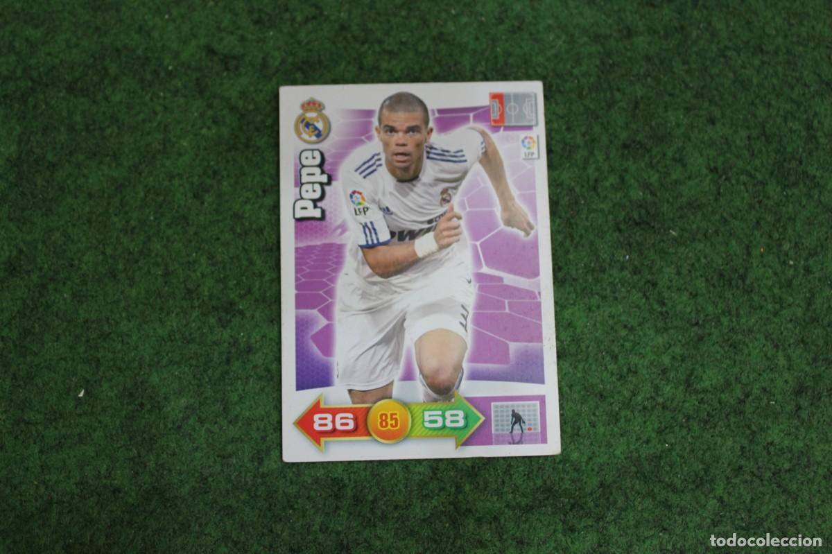 Cromos de f&uacute;tbol: PEPE REAL MADRID ADRENALYN XL 2010 2011 10 11 LALIGA SANTANDER