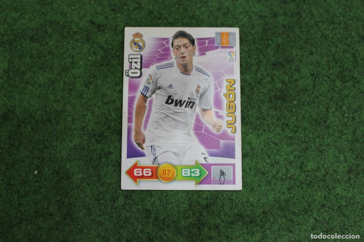 Cromos de f&uacute;tbol: &Ouml;ZIL REAL MADRID JUG&Oacute;N ADRENALYN XL 2010 2011 10 11 LALIGA SANTANDER