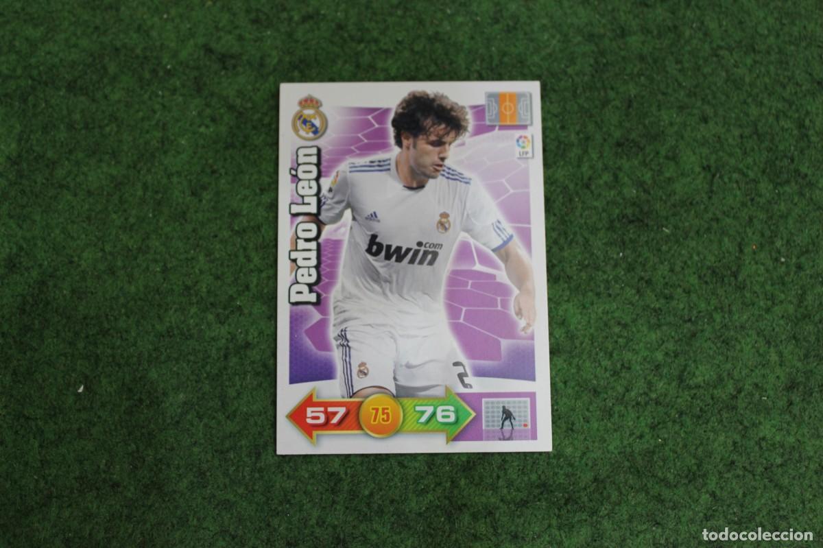 Cromos de f&uacute;tbol: PEDRO LE&Oacute;N REAL MADRID ADRENALYN XL 2010 2011 10 11 LALIGA SANTANDER