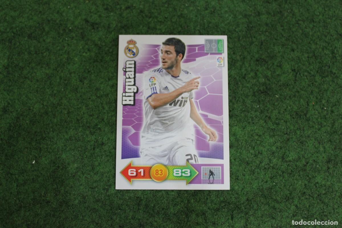 Cromos de f&uacute;tbol: HIGUA&Iacute;N REAL MADRID ADRENALYN XL 2010 2011 10 11 LALIGA SANTANDER