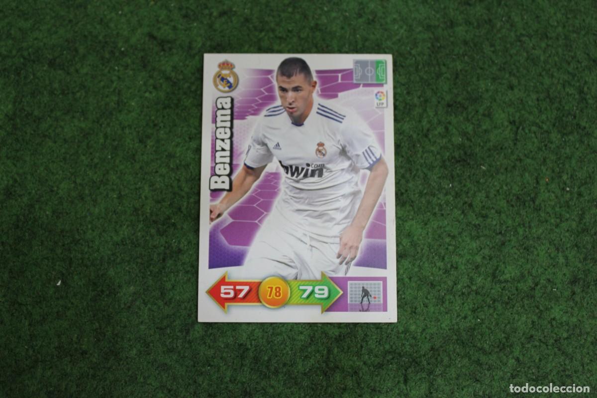 Cromos de f&uacute;tbol: BENZEMA REAL MADRID ADRENALYN XL 2010 2011 10 11 LALIGA SANTANDER
