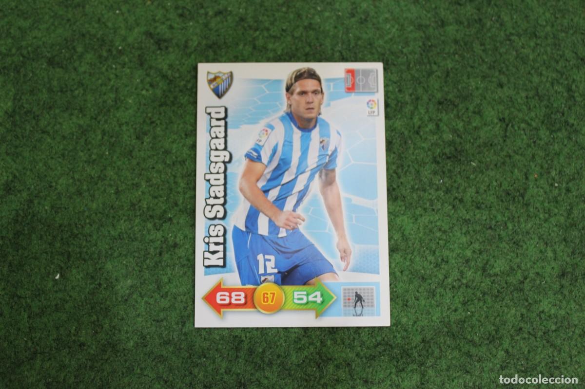 Cromos de f&uacute;tbol: KRIS STADSGAARD M&Aacute;LAGA CF ADRENALYN XL 2010 2011 10 11 LALIGA SANTANDER