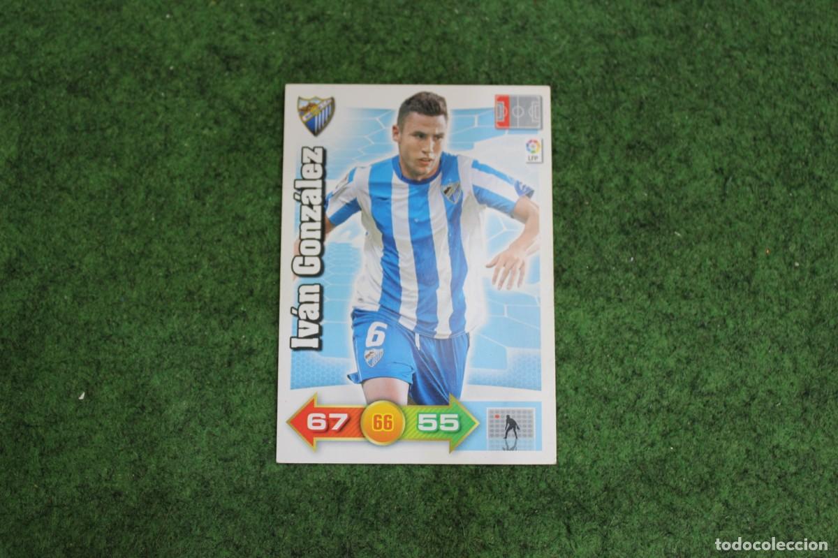 Cromos de f&uacute;tbol: IV&Aacute;N GONZ&Aacute;LEZ M&Aacute;LAGA CF ADRENALYN XL 2010 2011 10 11 LALIGA SANTANDER