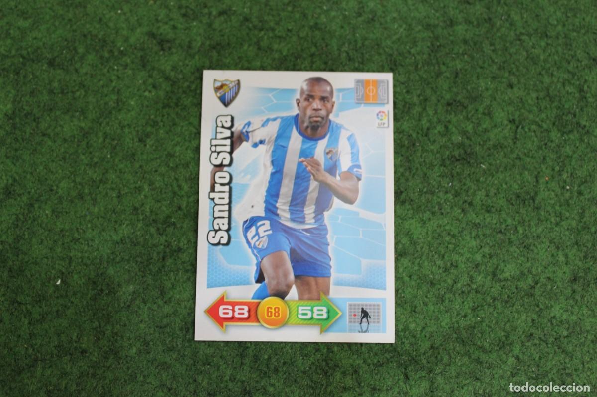 Fu&szlig;ball-Sticker: SANDRO SILVA M&Aacute;LAGA CF ADRENALYN XL 2010 2011 10 11 LALIGA SANTANDER