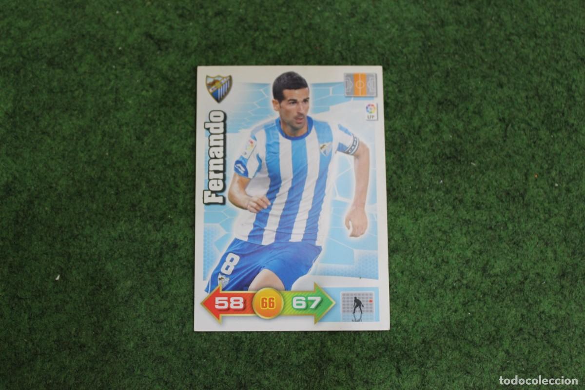 Fu&szlig;ball-Sticker: FERNANDO M&Aacute;LAGA CF ADRENALYN XL 2010 2011 10 11 LALIGA SANTANDER