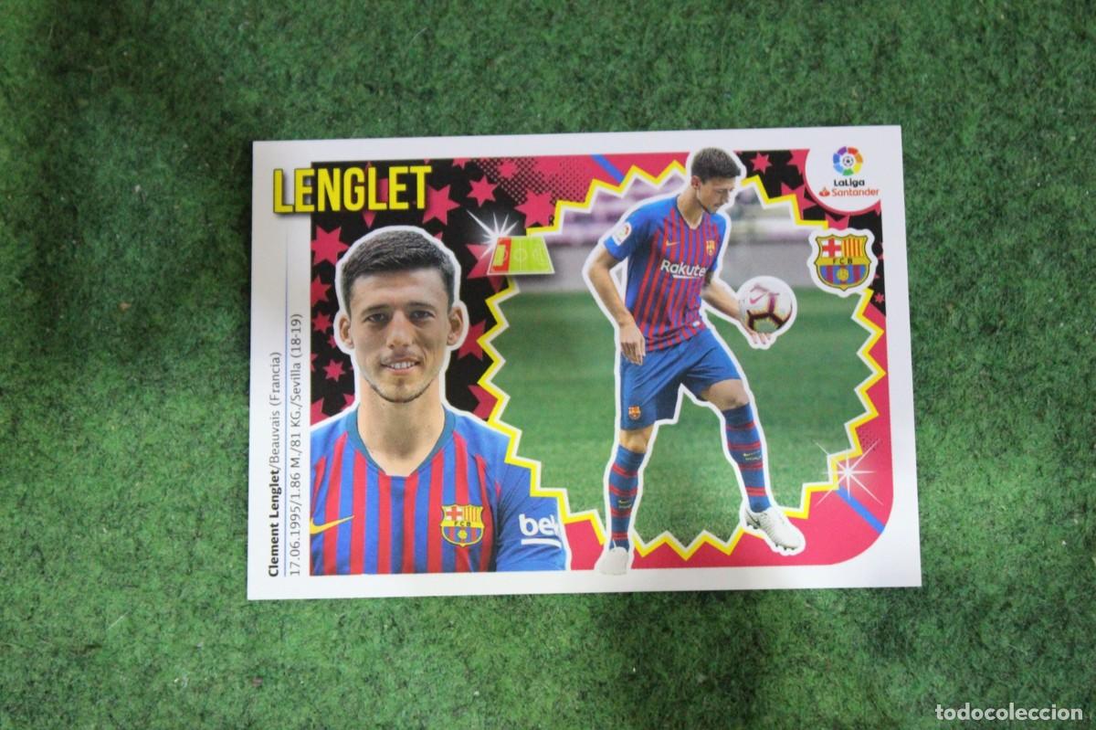 Fu&szlig;ball-Sticker: 6 LENGLET FC BARCELONA ULTIMOS FICHAJES LIGA ESTE 2018-19 2018 2019 18 19 LALIGA SANTANDER