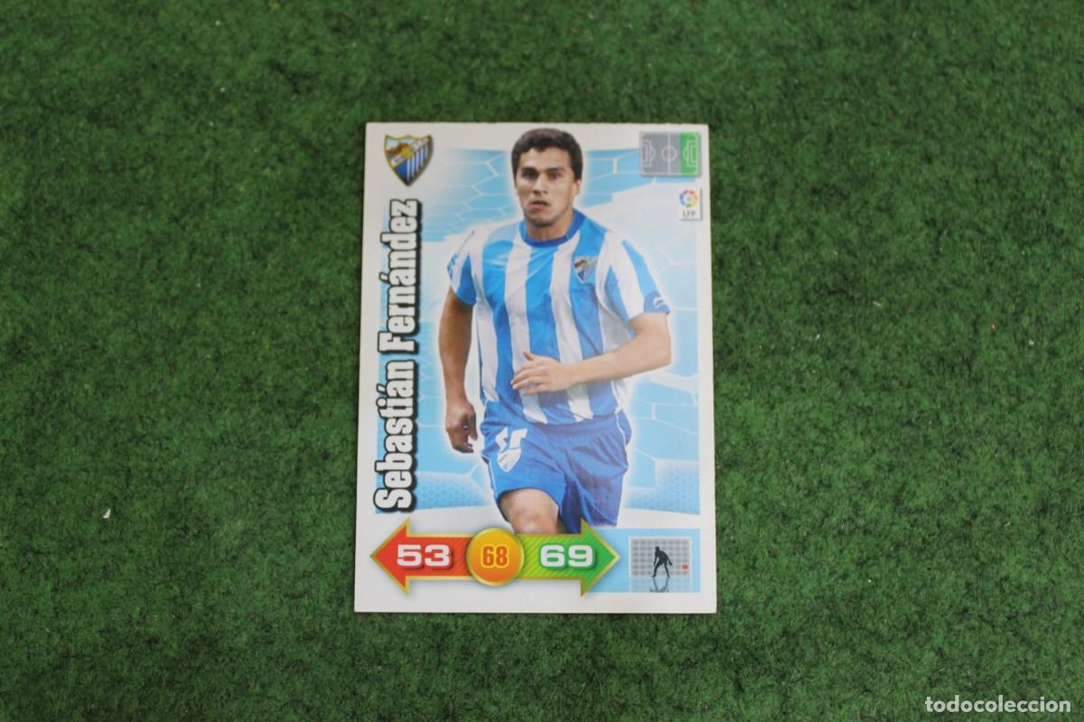 Fu&szlig;ball-Sticker: SEBASTI&Aacute;N FERN&Aacute;NDEZ M&Aacute;LAGA CF ADRENALYN XL 2010 2011 10 11 LALIGA SANTANDER