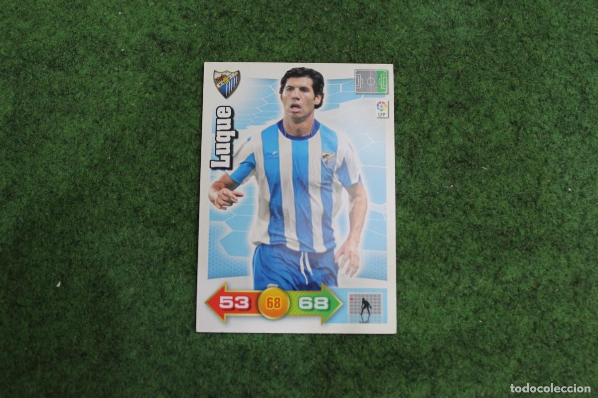 Fu&szlig;ball-Sticker: LUQUE M&Aacute;LAGA CF ADRENALYN XL 2010 2011 10 11 LALIGA SANTANDER
