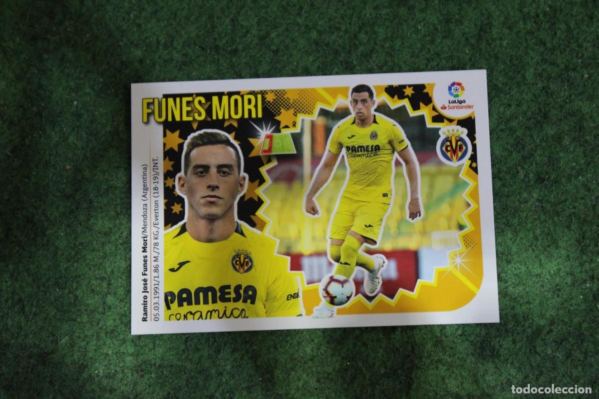 Fu&szlig;ball-Sticker: 10 FUNES MORI VILLARREAL CF ULTIMOS FICHAJES LIGA ESTE 2018-19 2018 2019 18 19 LALIGA SANTANDER