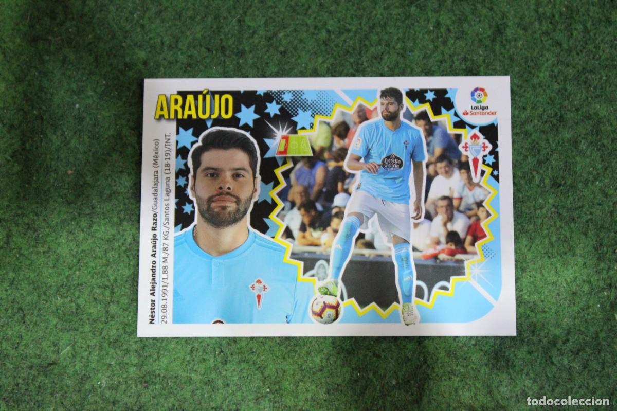 Fu&szlig;ball-Sticker: 14 ARA&Uacute;JO RC CELTA ULTIMOS FICHAJES LIGA ESTE 2018-19 2018 2019 18 19 LALIGA SANTANDER