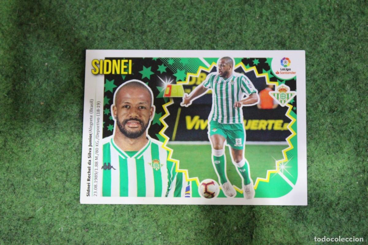 Fu&szlig;ball-Sticker: 36 SIDNEI REAL BETIS ULTIMOS FICHAJES LIGA ESTE 2018-19 2018 2019 18 19 LALIGA SANTANDER