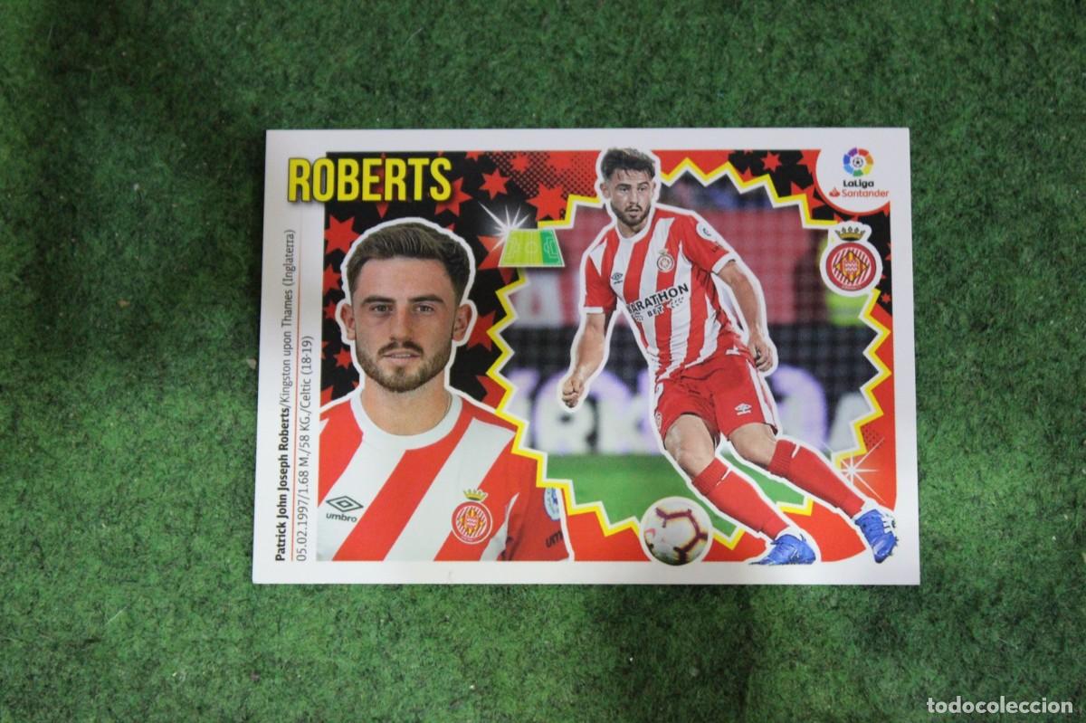Fu&szlig;ball-Sticker: 38 ROBERTS GIRONA FC ULTIMOS FICHAJES LIGA ESTE 2018-19 2018 2019 18 19 LALIGA SANTANDER