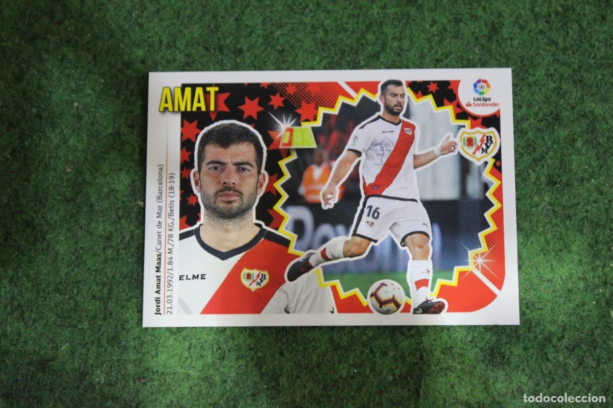Fu&szlig;ball-Sticker: 41 AMAT RAYO VALLECANO ULTIMOS FICHAJES LIGA ESTE 2018-19 2018 2019 18 19 LALIGA SANTANDER