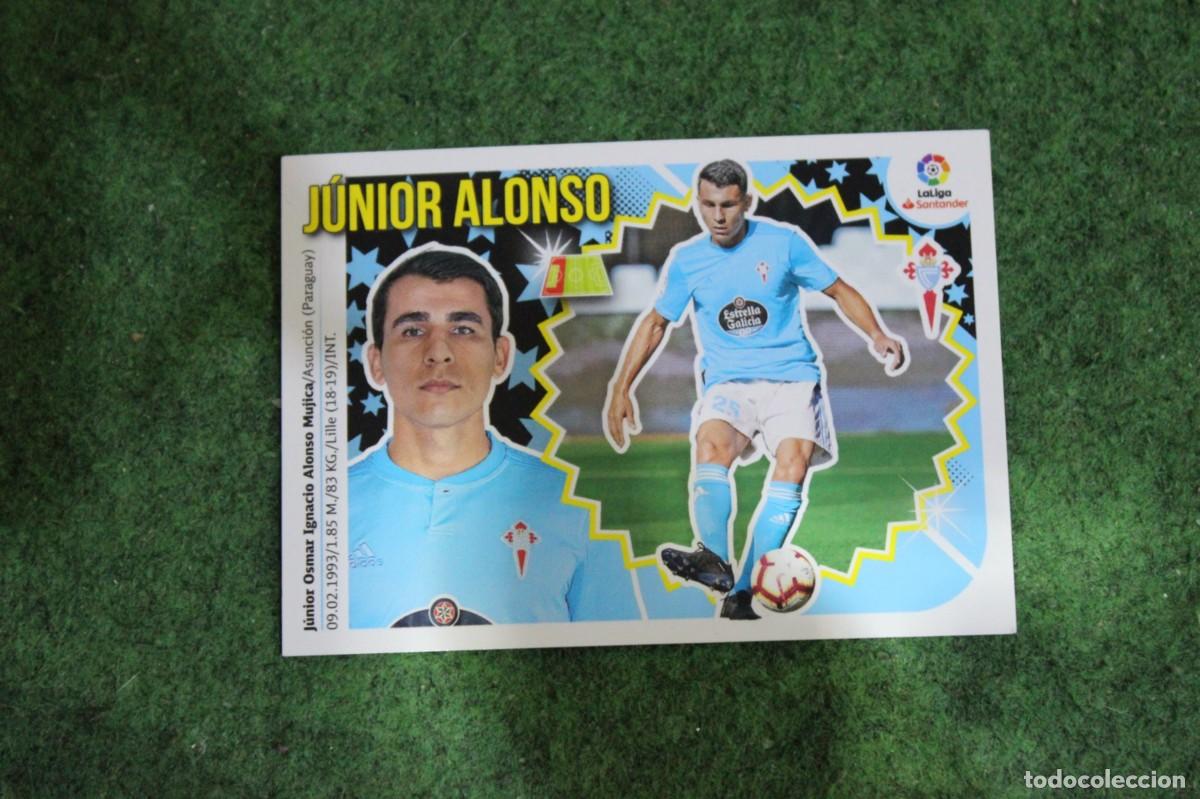 Fu&szlig;ball-Sticker: 46 J&Uacute;NIOR ALONSO RC CELTA ULTIMOS FICHAJES LIGA ESTE 2018-19 2018 2019 18 19 LALIGA SANTANDER