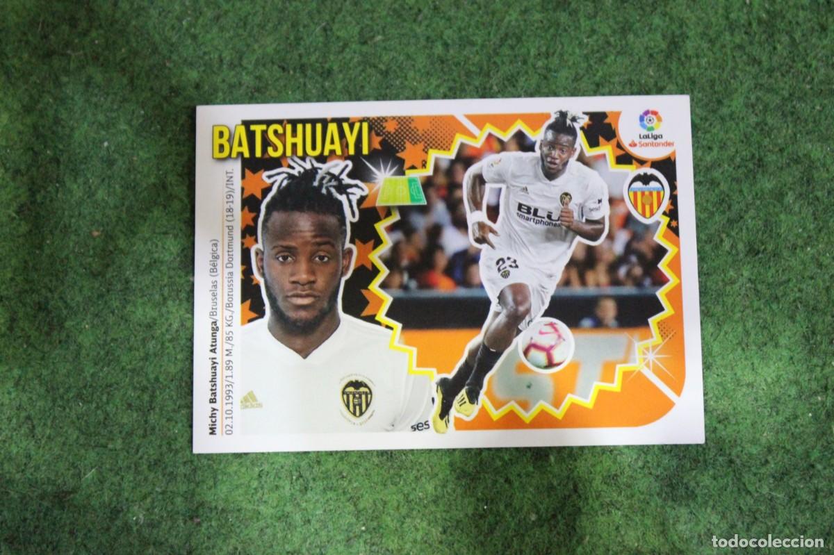 Fu&szlig;ball-Sticker: 47 BATSHUAYI VALENCIA CF ULTIMOS FICHAJES LIGA ESTE 2018-19 2018 2019 18 19 LALIGA SANTANDER